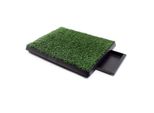 Toilette Per Cani Fudajo Con Erba 63X51Cm - Toilette Per Cani Con Erba Artificiale Come Superficie Di Addestramento Per Cuccioli E Cani