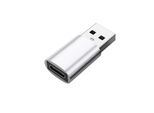 Inf Adattatore Da Usb 3.0 (Maschio) A USB-C (Femmina). D'argento
