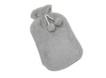 Borsa Dell'acqua Calda Con Copertura Soffice, Terapia Del Caldo E Del Freddo, Morbida, A Prova Di Perdite, Grigio