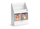 Vicco Libreria Bambini Luigi, 72 X 96.2 Cm Con Cassetto E 2 Scatole Pieghevoli Opt.4, Bianco
