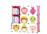 Armadio Modulare Per Bambini - Armadio Portagiochi Rosa Per La Cameretta Dei Bambini