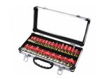 Extol 44039 Frese Per Profili In Hss Con Inserti Sk, Set Da 24 Pezzi, Valigetta In Alluminio