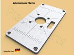 Piastra Di Montaggio Alu Piastra Di Inserimento Grande Tavola Di Fresatura Router Vonhaus 81000024