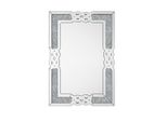 Specchio Wisfor Artloge, Specchio Da Parete Con Cornice In Cristallo, Specchio Da Ingresso Di Lusso Specchio Decorativo, 90×60×2,5 Cm