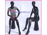 J8-8 Manichino Astratto Seduto Figura Manichino Femminile Opaco Manichino Femminile Seduto