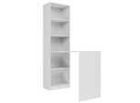 Scrivania Con Scansia Romet - Bianco