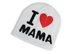 Cappellino I Love Mom-Bianco KP12443