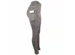 Leggings Donna PO-15692 - Grigio/Nero/M KP15692