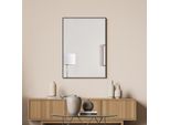 Specchio Da Parete 'Novoli' 50 X 70 Cm Cornice In Plastica Nera