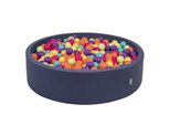 Kiddymoon Piscina Di Palline 120X30Cm 300 Palline ∅7Cm Piscina Rotonda Con Palline Colorate Per Neonati E Bambini