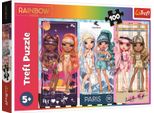 Trefl Puzzle Rainbow High: Bambole Arcobaleno 100 Pezzi