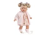 Llorens Bambola Piangente Aitana Rosa Con Suono 33 Cm