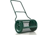 Spandiconcime Costway 80L, Spandiliquame Ø40X68Cm Con Impugnatura A U E Cesto In Rete, Spandiconcime Da Giardino Per Composter, Spandisemi, Spandiconcime Manuale In Metallo Verde