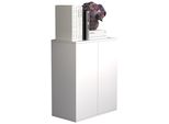 Cassettiere E Credenze Dalosa Bianco A. 73 X L. 60 X P. 32 Cm