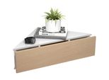 Comodino Usal Rovere Bianco / Miele A. 15 X L. 60 X P. 43 Cm