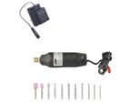 Trapano Elettrico Artigianale Pebaro Con Alimentatore A Spina E Vari Accessori In Scatola Per Forare, Fresare, Incidere, Decorare, 0501EKR
