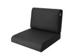 Pillowprim, Cuscino Per Poltrona In Rattan, Esterno, Cuscino, Cuscino Per Pallet, Cuscino Per Seduta, Mobili In Rattan, Nero, 60 X 60 Cm