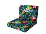 Pillowprim, Cuscino Per Poltrona In Rattan, Esterno, Cuscino, Cuscino Per Pallet, Cuscino Per Seduta, Mobili In Rattan, Foglie Colorate, 70 X 70 Cm