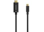 Cavo Convertitore Hdmi 4K Aisens A109-0624/ Usb Tipo-C Maschio - Hdmi Maschio/ Fino A 27W/ 1250Mbps/ 1,8 M/ Nero