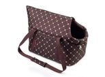 Borsa Per Cani - Marrone/Fantasia: Zampe, M Fino A 10 Kg - Borsa Per Cani Di Piccola E Media Taglia, Cuccioli, Gatti.