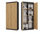 Scansia Per Ufficio Kalev - Rovere Artisan / Antracite