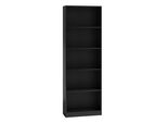 Libreria Stretta Rauno - 40 Cm, Nero