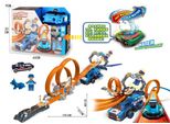 Pista Estrema Per Bambini Dai 3 Anni In Su. Auto Che Cambia Colore + 2 Anelli + Lanciatore