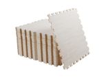 Wisfor 12 Pcs Tappetino Di Protezione Del Pavimento Tappetino Protettivo Tappetino Puzzle Tappetino Di Protezione Del Pavimento Tappetino Di Protezione Del Pavimento, Bianco