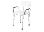 Sedia Da Bagno Regolabile In Altezza Z120, Bianca