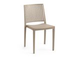 Sedia Da Giardino Rojaplast Bars Taupe