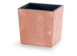 Prosperplast S.R.O. Vaso Da Fiori Urbi Square Low Effect 30 Cm, Terracotta