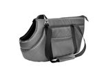 Borsa Da Trasporto Per Cani E Gatti | Borsa A Tracolla Per Animali Domestici Con Cinghia Elastica Con Moschettone | Fino A 12 Kg | | L | Grigio