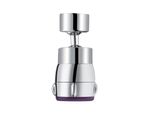 Inf Aeratore Per Rubinetto Con 2 Modalità Di Flusso D'acqua - Girevole A 360° D'argento