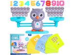 Gioco Del Gufo Da Colorare Bilancia Per Pesare Imparare A Contare Gufi E Numeri Per Pesare Imparare A Contare Bambini Da 3 Anni Regalo