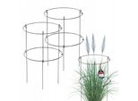 Supporto Da Giardino In Acciaio Verniciato A Polvere Kadax, Supporto Per Piante, Supporto Per Fiori, Supporto Per Piante, Supporto Per Piante Rampicanti, Giardino, Balcone, Supporto Per Piante Perenni (Set X2: Altezza: 90 Cm)