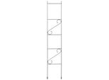 Traliccio Per Piante Rampicanti Kadax "Brata"", Ausilio Per Piante Rampicanti, Traliccio Resistente Alle Intemperie, Nero, 150 Cm"