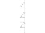 Traliccio Per Piante Rampicanti Kadax "Brata"", Ausilio Per Piante Rampicanti, Traliccio Resistente Alle Intemperie, Nero, 180 Cm"