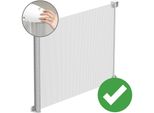 Twinky® Cancelletto Per Scale | Sicurezza Per I Più Piccoli | In Bianco | Cancelletto A Scomparsa Per Bambini E Animali Domestici | Cancelletto A Scomparsa Resistente In Bianco | Cancelletto Di Sicurezza Per Bambini E Animali Domestici | 80 X 130 Cm | Un Cancelletto Di Sicurezza Estensibile Per La Massima Protezione!