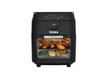 Tesla Aircook&Grill QG800 Wifi Friggitrice Digitale Multifunzione Ad Aria Calda, Grill, Essiccatore Di Frutta, 12L, 1800W, Nero