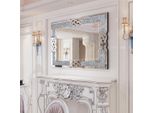 Wisfor Specchio Artloge, Specchio Da Parete Con Cornice In Cristallo, Specchio Da Ingresso Di Lusso Specchio Decorativo, 100×70×2,5Cm
