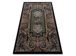 Tappeto Di Lana Polonia Mozaika, Mosaico Orientale Blu Scuro Azzurro 200X300 Cm