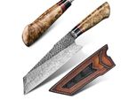 Coltello Da Cucina In Damasco Harahu TA-26682 - Marrone KP26682