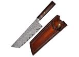 Coltello Da Cucina In Damasco Harahu SU-26685 - Marrone KP26685