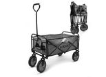 Carrello A Mano Toboli Pieghevole Offroad Grigio, Carrello A Mano Pieghevole Caricabile Fino A 100 Kg, Carrello A Mano Pieghevole Per Spiaggia, Giardino, Shopping
