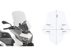 Parabrezza Givi 5132DTG Trasparente, 765 Mm X 580 Mm, Con Abe Per Bmw C 400 Gt (19>22)