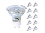 Zmh Led GU10 Lampadina Bianco Caldo 4,8W 3000K Bianco Caldo Angolo Di Emissione 110° 10Pz.