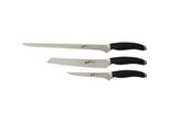 Berkel Teknica Set 3 Coltelli Da Prosciutto Neri