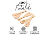 Set Di Spatole Tuuli 6 Pezzi In Legno Di Faggio (6 Spatole Da 30 Cm)