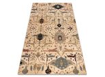 Tappeto Di Lana Polonia Persej Orientale Crema Beige 200X300 Cm