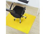 Tappetino Di Protezione Per Pavimenti Duri Colorato Per Sedie Da Ufficio Giallo 90X120 Cm